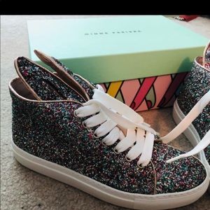 minna parikka bunny glitter bunny sneakers new